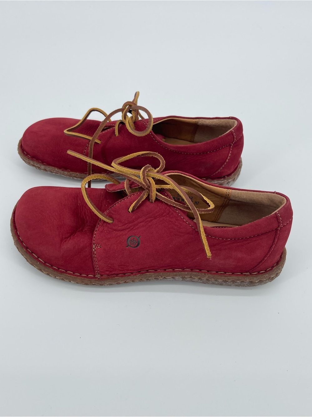 Born Red Leather Lace Up Nuala Oxford - Picture 5 of 11
